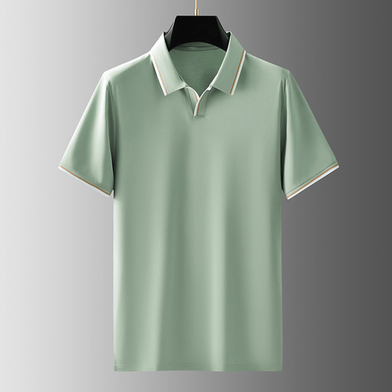 Rasmus - Poloshirt i Silke