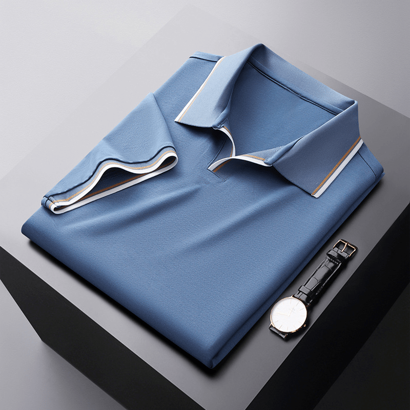 Rasmus - Poloshirt i Silke