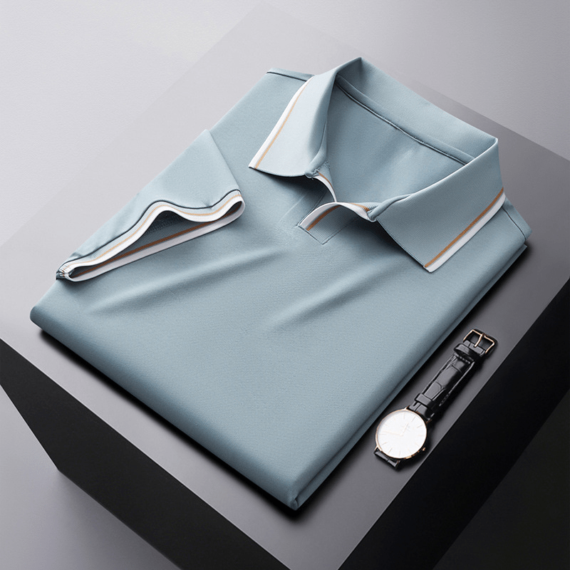 Rasmus - Poloshirt i Silke