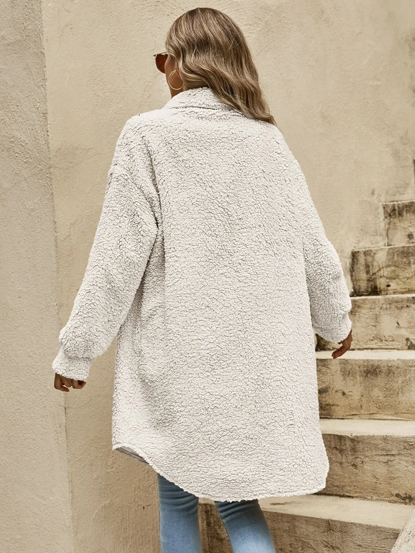 Kim | Løs, afslappet cardigan-kontorjakke