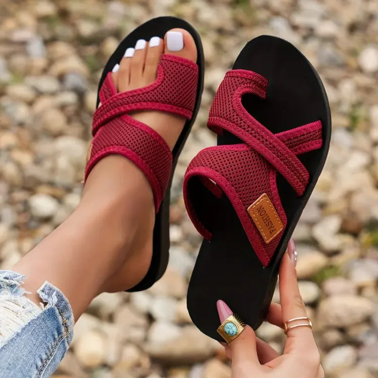 Kate | Slide-sandaler i perforeret mesh